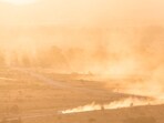Dust storm swept through Texas on Tuesday. Dust storm swept through Texas on Tuesday.