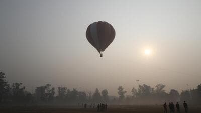 A hot-air balloon display in 2011. (HT Archive) A hot-air balloon display in 2011. (HT Archive)