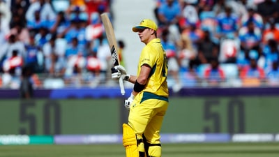 However, Smith then dropped anchor and looked as unbeatable as ever. Smith went on to score 73 runs in 96 balls. (ANI) However, Smith then dropped anchor and looked as unbeatable as ever. Smith went on to score 73 runs in 96 balls. (ANI)