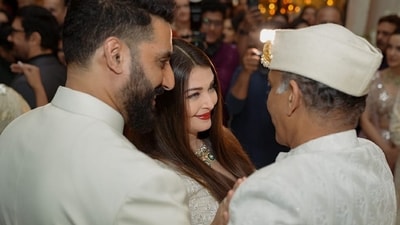 Abhishek Bachchan and Aishwarya Rai attended the wedding of Ashutosh Gowariker's son Konark, (Wedding Nama)