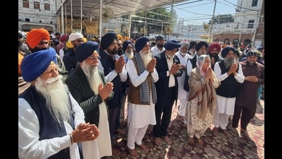 After failing to get support from the Sukhbir Singh Badal faction of the Shiromani Akali Dal (SAD), the Akal Takht-constituted panel on Tuesday announced to start the party’s membership drive from March 18 after holding ‘ardas’ before the highest Sikh temporal seat. After failing to get support from the Sukhbir Singh Badal faction of the Shiromani Akali Dal (SAD), the Akal Takht-constituted panel on Tuesday announced to start the party’s membership drive from March 18 after holding ‘ardas’ before the highest Sikh temporal seat.