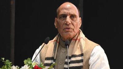 Defence minister Rajnath Singh. (PTI) Defence minister Rajnath Singh. (PTI)