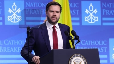 US Vice President JD Vance's comments came hours after Donald Trump ordered a pause on aid to Ukraine. (AFP) US Vice President JD Vance's comments came hours after Donald Trump ordered a pause on aid to Ukraine. (AFP)