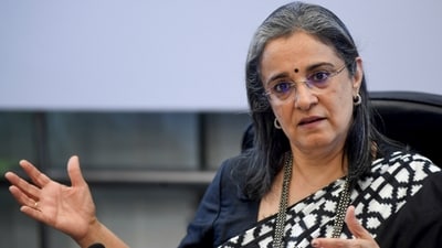 Former Securities and Exchange Board of India (SEBI) chairperson Madhabi Puri Buch. (PTI file photo) Former Securities and Exchange Board of India (SEBI) chairperson Madhabi Puri Buch. (PTI file photo)