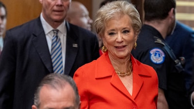 WWE co-founder Linda McMahon was confirmed Secretary of Education in the cabinet of US President Donald Trump on Monday. (AP) WWE co-founder Linda McMahon was confirmed Secretary of Education in the cabinet of US President Donald Trump on Monday. (AP)