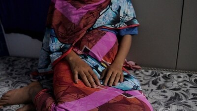 In this photograph released by UNICEF, a 16-year rape victim rests on a mattress at a UNICEF office in Sudan, Dec. 2, 2024. (AP FILE )