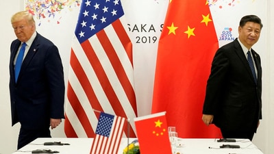 FILE PHOTO: U.S. President Donald Trump attends a bilateral meeting with China's President Xi Jinping during the G20 leaders summit in Osaka, Japan, June 29, 2019. (REUTERS)