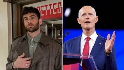 Hasan Piker (L) banned from Twitch for urging viewers to ‘kill’ Florida senator Rick Scott (R) (hasandpiker/Instagram, photo by Andrew Harnik / GETTY IMAGES NORTH AMERICA / Getty Images via AFP) Hasan Piker (L) banned from Twitch for urging viewers to ‘kill’ Florida senator Rick Scott (R) (hasandpiker/Instagram, photo by Andrew Harnik / GETTY IMAGES NORTH AMERICA / Getty Images via AFP)