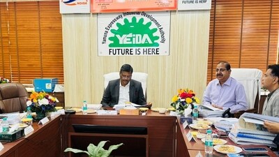 YEIDA to permit as many as 8000 property owners to pay for 65% additional farmers’ compensation in four installments instead of lumpsum earlier. (YEIDA) YEIDA to permit as many as 8000 property owners to pay for 65% additional farmers’ compensation in four installments instead of lumpsum earlier. (YEIDA)