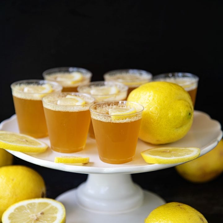 Boozy jello shots