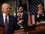 Vice President JD Vance and Speaker of the House Mike Johnson (R-LA) applaud as US President Donald Trump addresses a joint session of Congress on March 04, 2025 in Washington, DC. Vice President JD Vance and Speaker of the House Mike Johnson (R-LA) applaud as US President Donald Trump addresses a joint session of Congress on March 04, 2025 in Washington, DC.