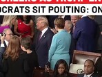 Trump Congress: Watch How Democrats Reacted To Loud Cheers As President Entered Trump Congress: Watch How Democrats Reacted To Loud Cheers As President Entered