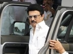 Tamil Nadu chief minister MK Stalin arrives to participate in an all-party meeting at the Secretariat in Chennai on Wednesday. (PTI) Tamil Nadu chief minister MK Stalin arrives to participate in an all-party meeting at the Secretariat in Chennai on Wednesday. (PTI)