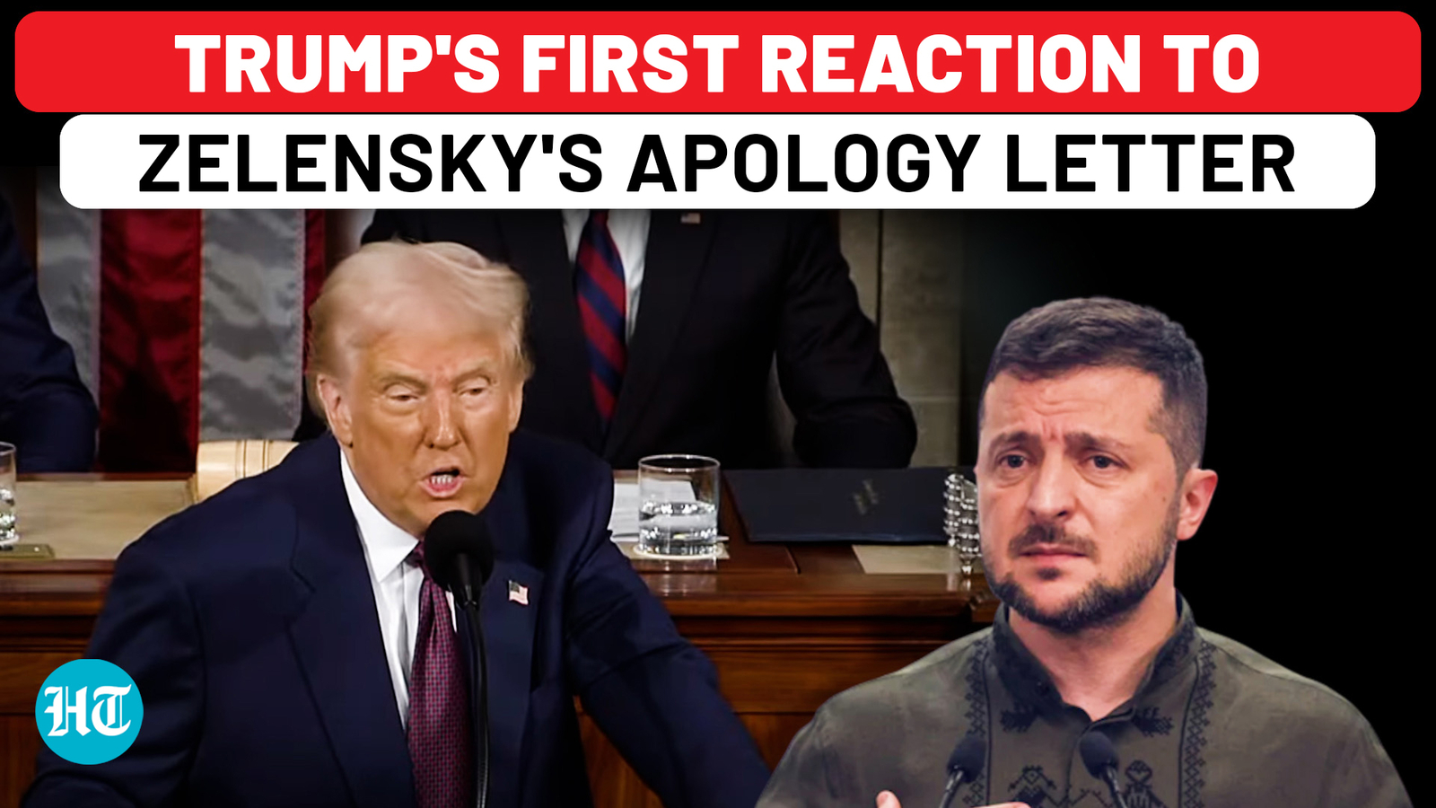 Congress: Trump's 1st Reaction To Zelensky Apology Letter; Says This ...