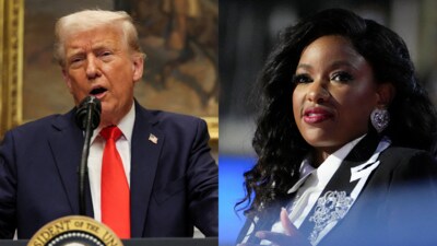 Rep. Jasmine Crockett harshly criticized Trump for his allegiance to Putin and his foreign policy decisions, asserting they harm U.S. interests. (AFP) Rep. Jasmine Crockett harshly criticized Trump for his allegiance to Putin and his foreign policy decisions, asserting they harm U.S. interests. (AFP)