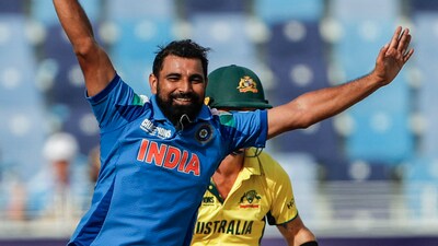 India's Mohammed Shami celebrates a wicket during the ICC Champions Trophy 2025 (Surjeet Yadav) India's Mohammed Shami celebrates a wicket during the ICC Champions Trophy 2025 (Surjeet Yadav)