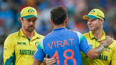 India's Virat Kohli with Australia's Travis Head and captain Steve Smith (ANI) India's Virat Kohli with Australia's Travis Head and captain Steve Smith (ANI)