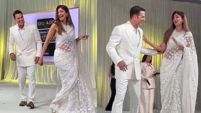 Akshay Kumar and Shilpa Shetty at HT India’s Most Stylish Awards