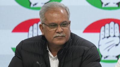 Congress leader Bhupesh Baghel addresses a press conference in New Delhi on Jan 16. (PTI) Congress leader Bhupesh Baghel addresses a press conference in New Delhi on Jan 16. (PTI)