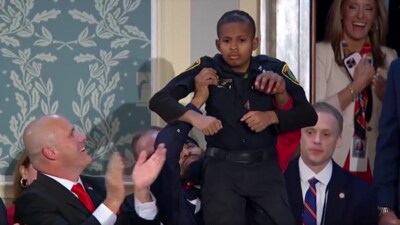 During the Joint Address to Congress on March 4, 2025, Donald Trump said that DJ Daniel, a 13-year-old cancer survivor can be made an "official" Secret Service agent. (X) During the Joint Address to Congress on March 4, 2025, Donald Trump said that DJ Daniel, a 13-year-old cancer survivor can be made an "official" Secret Service agent. (X)