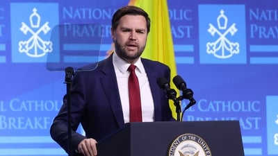 Vice President JD Vance's ski trip to Vermont drew protests, but he defended his family's experience, stating concerns about their hotel change were unrelated to demonstrators. (AFP) Vice President JD Vance's ski trip to Vermont drew protests, but he defended his family's experience, stating concerns about their hotel change were unrelated to demonstrators. (AFP)