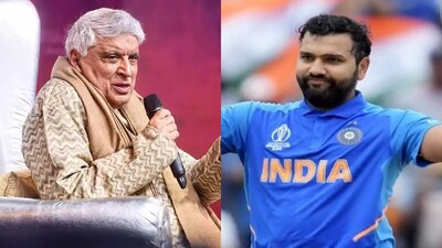 Javed Akhtar slams troll for falsely accusing him of fat-shaming Rohit Sharma. Javed Akhtar slams troll for falsely accusing him of fat-shaming Rohit Sharma.