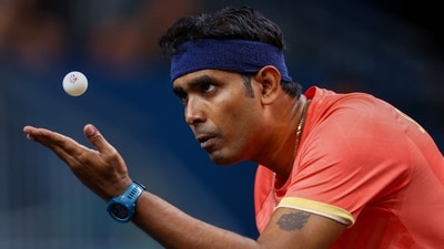 Sharath Kamal Achanta took part in his fifth and final Olympics in Paris last year. (REUTERS)