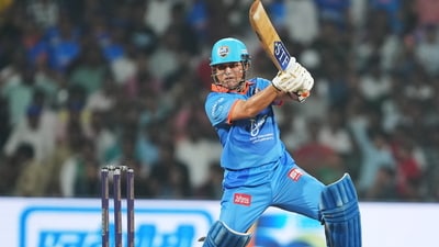India Masters' Sachin Tendulkar plays a shot during an International Masters League (PTI) India Masters' Sachin Tendulkar plays a shot during an International Masters League (PTI)