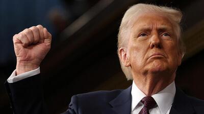 US President Donald Trump addresses a joint session of Congress at the U.S. Capitol on March 04 (REUTERS) US President Donald Trump addresses a joint session of Congress at the U.S. Capitol on March 04 (REUTERS)