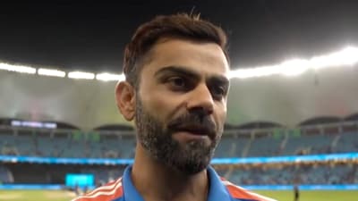 Virat Kohli after the match against Australia (BCCI) Virat Kohli after the match against Australia (BCCI)