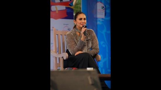 Actor and author Huma Qureshi (Jaipur Literature Festival)