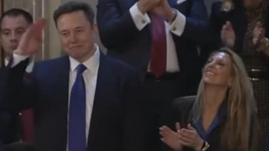 Mystery woman seen with Elon Musk at Donald Trump speech identified as Heather Valentino. (X/ @Dragonboy155)