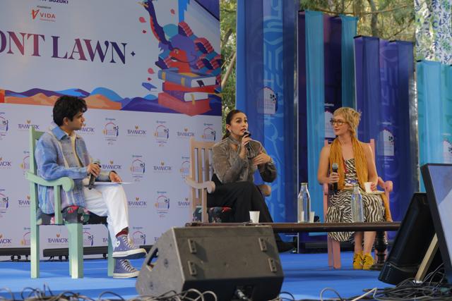 Anish Gawande, Huma Qureshi and Bee Rowlatt at Jaipur Literature Festival 2025 (Jaipur Literature Festival) Anish Gawande, Huma Qureshi and Bee Rowlatt at Jaipur Literature Festival 2025 (Jaipur Literature Festival)