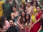 Katrina Kaif with her Isabelle Kaif and Mini Mathur at the wedding.