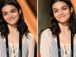 The 23-year-old actress, known for her role in West Side Story, was seen wearing a simple white dress without any makeup The 23-year-old actress, known for her role in West Side Story, was seen wearing a simple white dress without any makeup