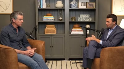 In a podcast with Charlie Kirk, California Governor Gavin Newsom agreed that the Democratic Party has ousted its top members, (This is Gavin Newsom) In a podcast with Charlie Kirk, California Governor Gavin Newsom agreed that the Democratic Party has ousted its top members, (This is Gavin Newsom)