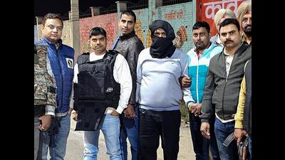 A terrorist of Babbar Khalsa International (BKI) with alleged links to Pakistan’s ISI was arrested from Kaushambi district in the early hours of Thursday in a joint operation by Uttar Pradesh special task force (STF) and Punjab Police, an official said. A terrorist of Babbar Khalsa International (BKI) with alleged links to Pakistan’s ISI was arrested from Kaushambi district in the early hours of Thursday in a joint operation by Uttar Pradesh special task force (STF) and Punjab Police, an official said.