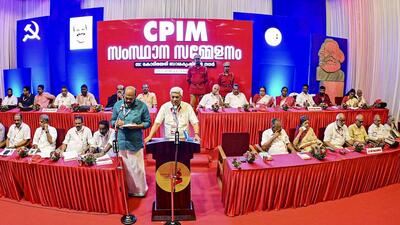 CPI(M) interim co-ordinator and Politburo member Prakash Karat hit out at opposition leader VD Satheesan for alleging that the Left in Kerala was going soft on the BJP-RSS. (PTI) CPI(M) interim co-ordinator and Politburo member Prakash Karat hit out at opposition leader VD Satheesan for alleging that the Left in Kerala was going soft on the BJP-RSS. (PTI)