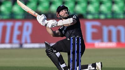 New Zealand's Kane Williamson in action against South Africa during the Champions Trophy semi-final. (AFP) New Zealand's Kane Williamson in action against South Africa during the Champions Trophy semi-final. (AFP)