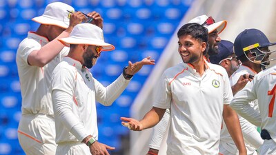 Harsh Dubey was Vidarbha's breakout star of the 2024/25 Ranji Trophy season (PTI) Harsh Dubey was Vidarbha's breakout star of the 2024/25 Ranji Trophy season (PTI)