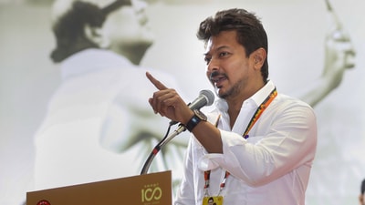 Tamil Nadu Deputy Chief Minister M Udhayanidhi Stalin (PTI)