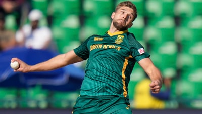 South Africa's Wiaan Mulder bowls a delivery (AP) South Africa's Wiaan Mulder bowls a delivery (AP)