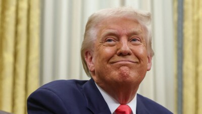 U.S. President Donald Trump looks on in the Oval Office, on the day he signs executive orders, at the White House in Washington, D.C., U.S. March 6, 2025. (Reuters) U.S. President Donald Trump looks on in the Oval Office, on the day he signs executive orders, at the White House in Washington, D.C., U.S. March 6, 2025. (Reuters)