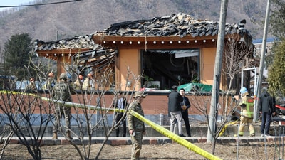Six civilians and two soldiers were injured, with the conditions of two reported as serious but not life-threatening. Seven buildings were also reported to be damaged. (AP) Six civilians and two soldiers were injured, with the conditions of two reported as serious but not life-threatening. Seven buildings were also reported to be damaged. (AP)