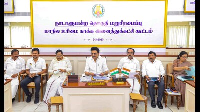 Tamil Nadu CM MK Stalin has announced that he will seek support from other southern states for the proposals made at the all-party meeting in the state that he chaired (@Udhaystalin)