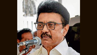 Tamil Nadu chief minister MK Stalin said he was reminded of the quote when some “entitled bigots” branded the DMK-led Tamil Nadu as “chauvinists and anti-nationals” for demanding Tamil language’s rightful place in Tamil Nadu. (ANI) Tamil Nadu chief minister MK Stalin said he was reminded of the quote when some “entitled bigots” branded the DMK-led Tamil Nadu as “chauvinists and anti-nationals” for demanding Tamil language’s rightful place in Tamil Nadu. (ANI)
