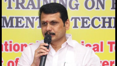 Tamil Nadu minister Senthil Balaji. (X) Tamil Nadu minister Senthil Balaji. (X)
