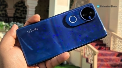 The Vivo V50 comes with a starting price of  ₹34,999 for the 8GB RAM and 128GB storage variant. (Ijaj Khan/Hindustan Times)