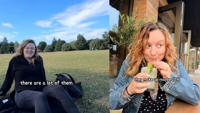 The woman conducted a poll on Instagram. (Instagram/@human.jess)