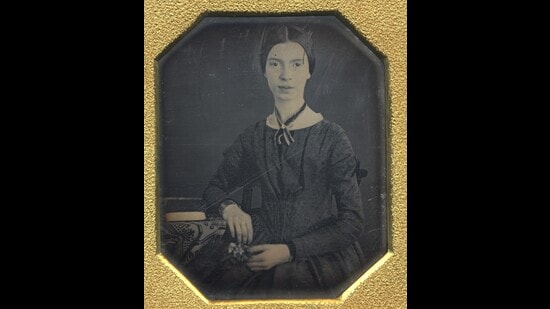 Daguerreotype of Emily Dickenson dated around 1847. (Amherst College Archives & Special Collections)